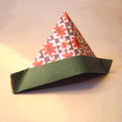 şapka yapımı origami